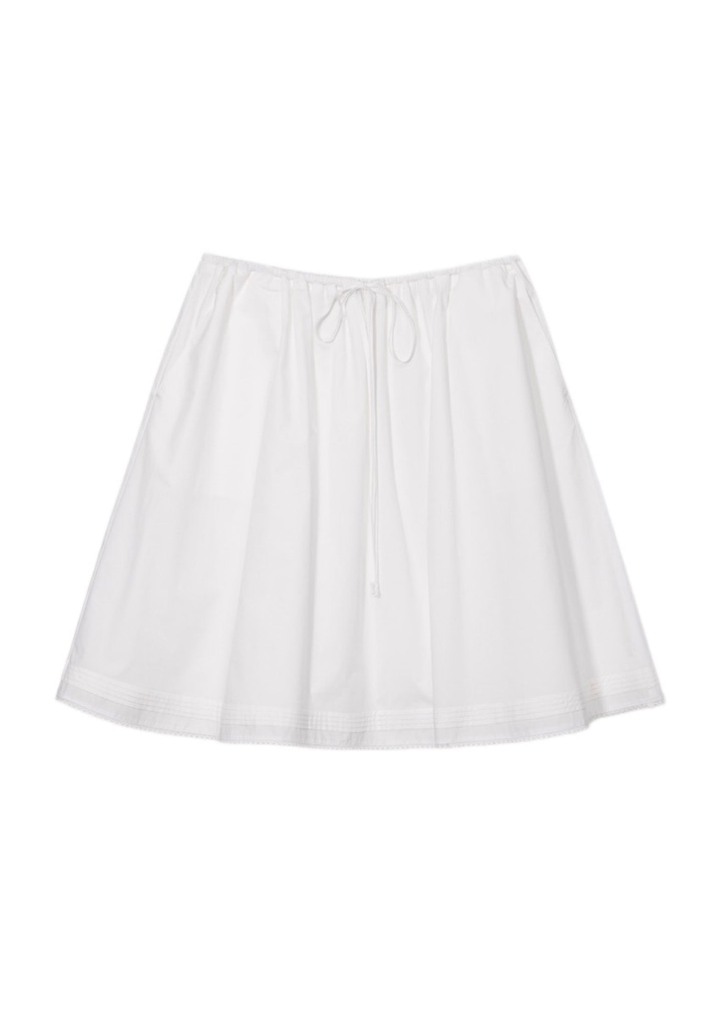 Laced Midi Full Skirt