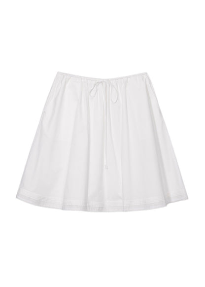 Laced Midi Full Skirt