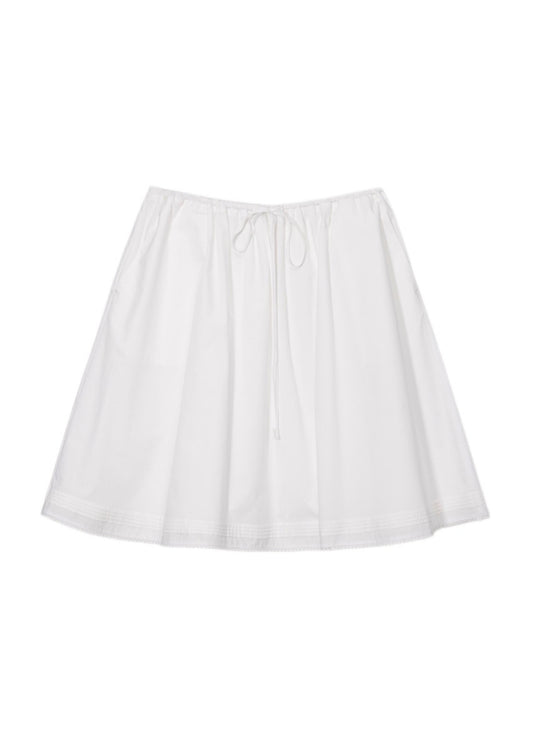 Laced Midi Full Skirt