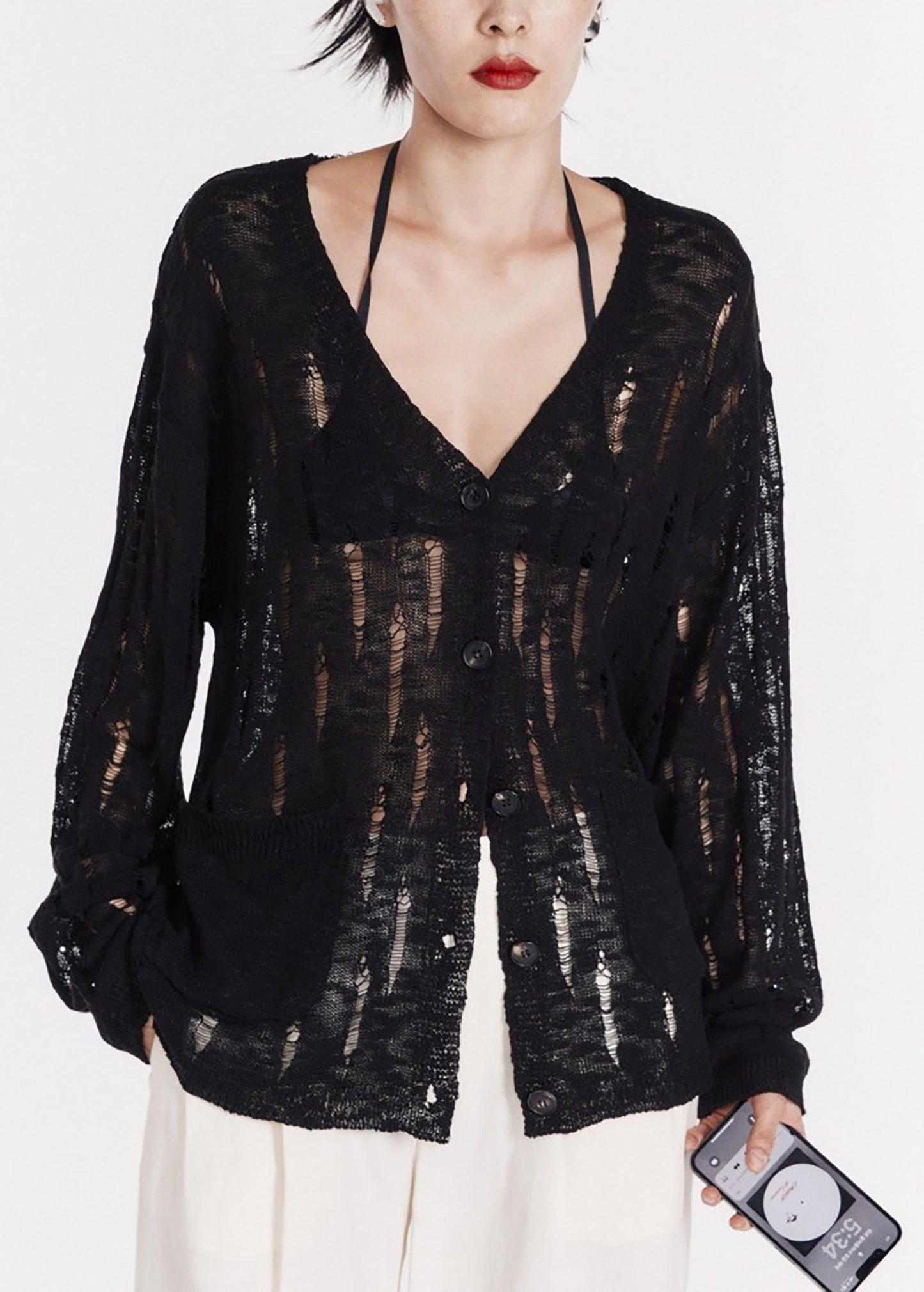 Distressed Cardigan