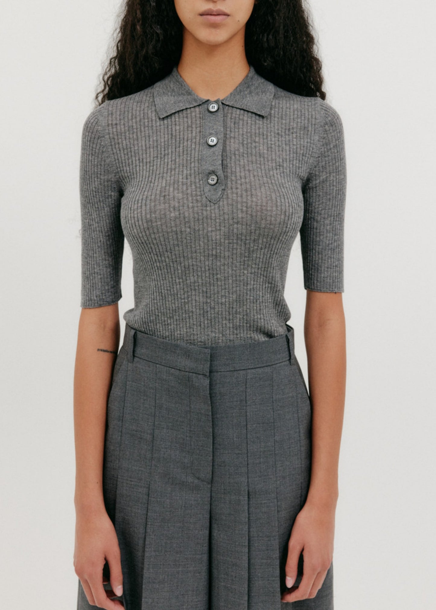 Half Sleeve Knit Top