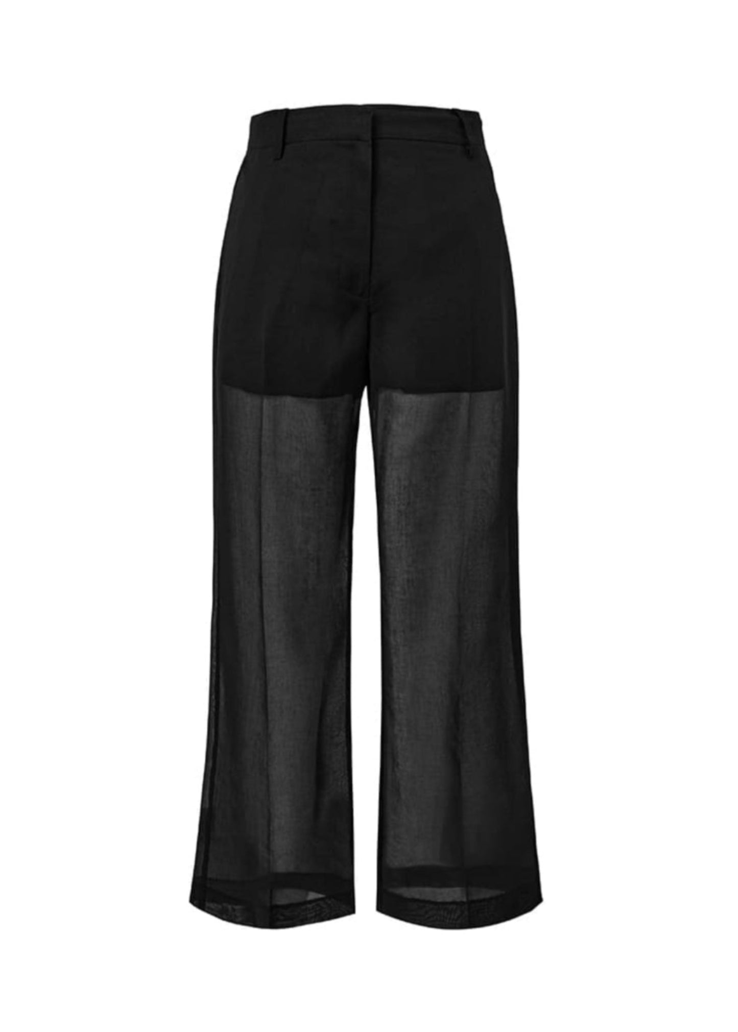 Sheer Straight Fit Pants
