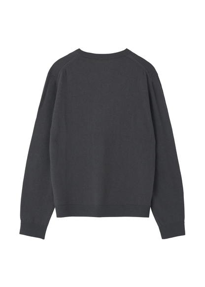 Contrast Layered V-neck Knit Top