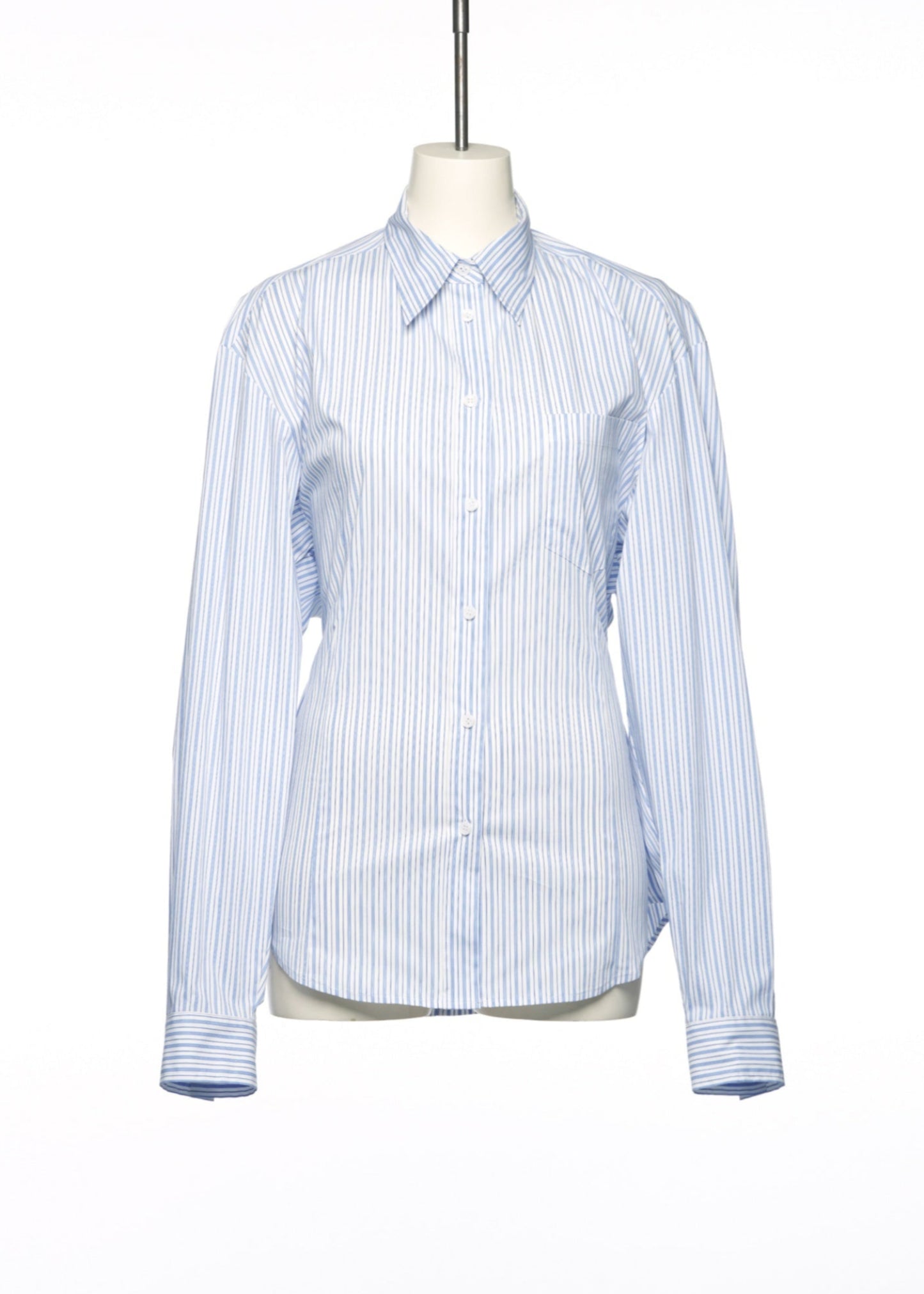 Stripe Jersey Layerd Slim Shirt