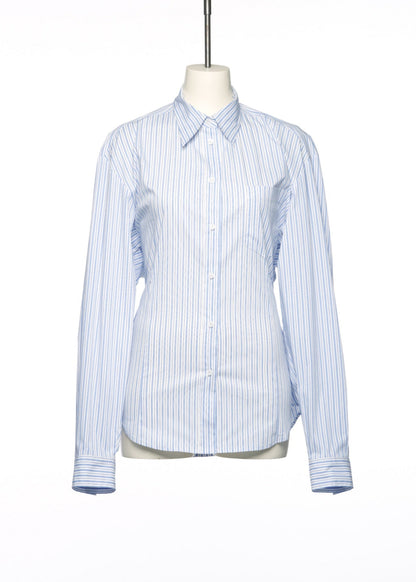 Stripe Jersey Layerd Slim Shirt