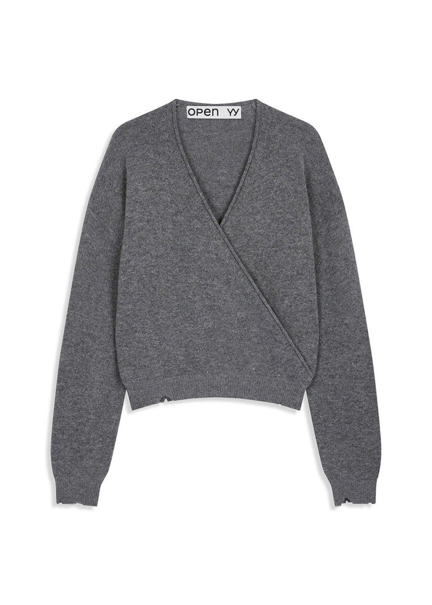 Wool Criss Cross Wrap Knit