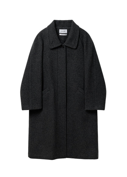 Cashmere Blend Raglan-sleeve Mac Coat