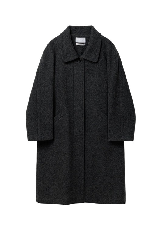 Cashmere Blend Raglan-sleeve Mac Coat