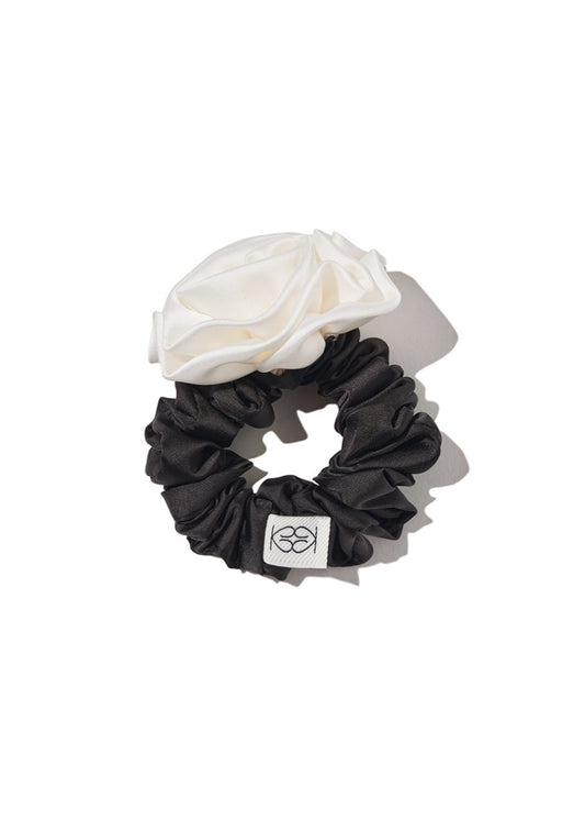 Satin Corsage Scrunchie