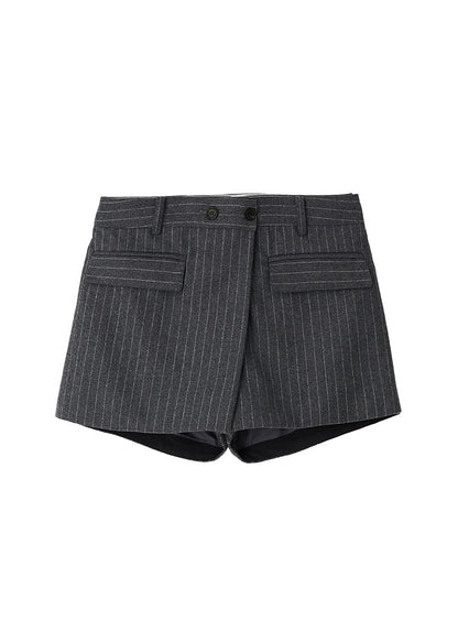 Pin Stripe Wrap Shorts