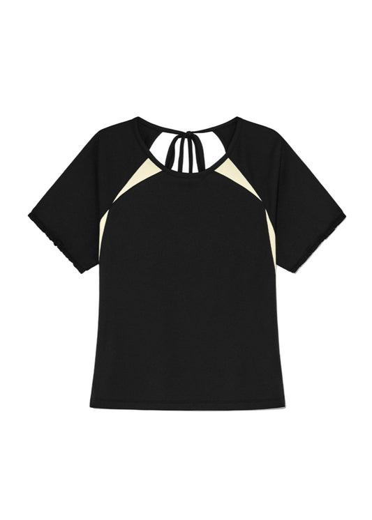 Frill Backless Top