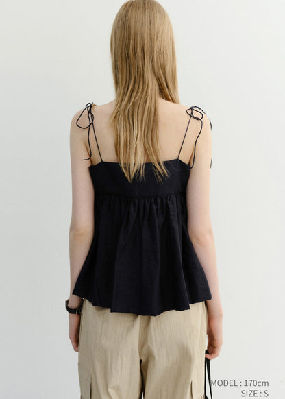 Flared Bustier Blouse