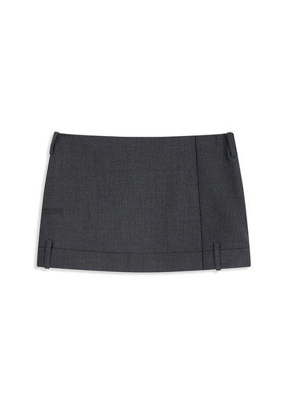 Tailored Trouser Mini Skirt