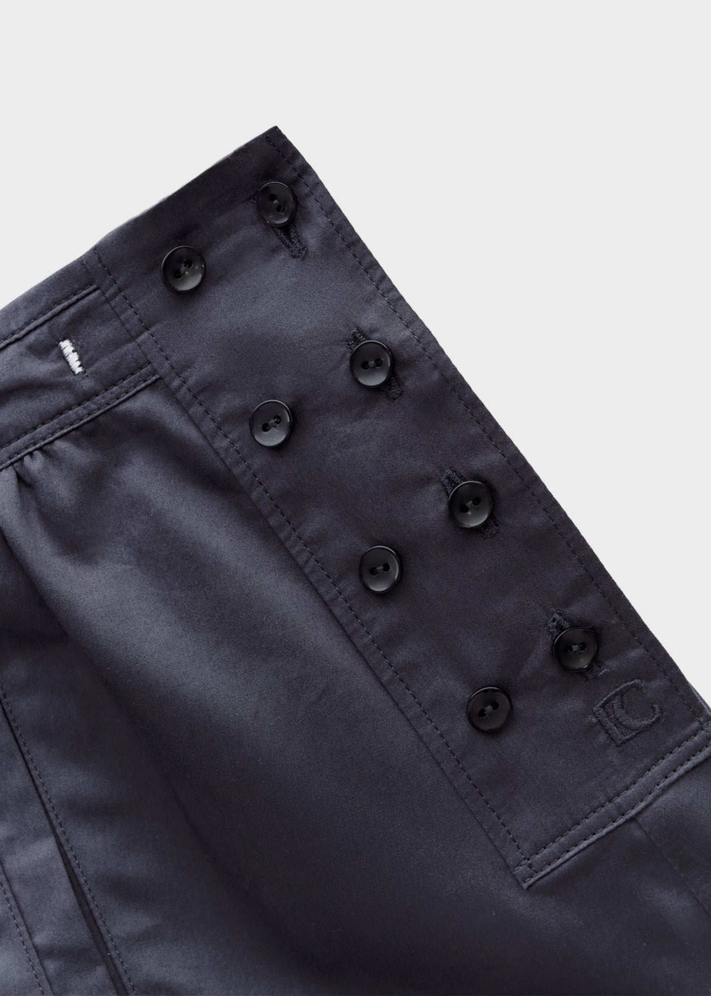 Drawstring Midi Skirt