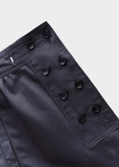 Drawstring Midi Skirt