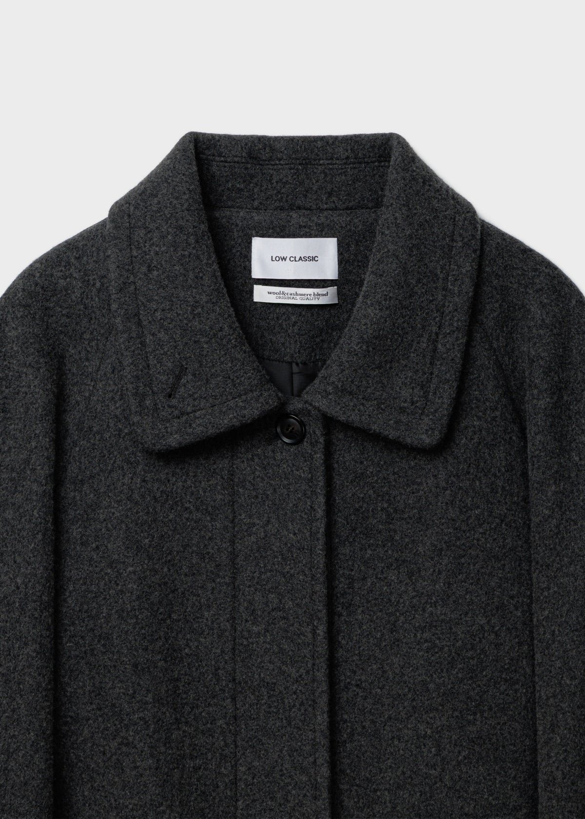 Cashmere Blend Raglan-sleeve Mac Coat
