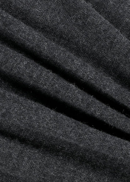 Ribbed Shirring Knit Maxi Dress