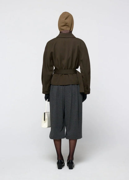 Belted Wool Jacket