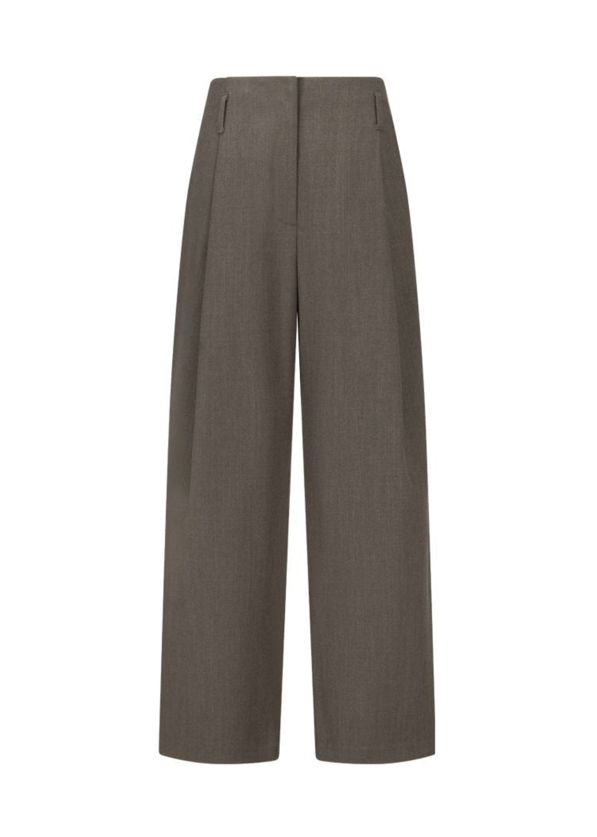 Straight Tuck Pants