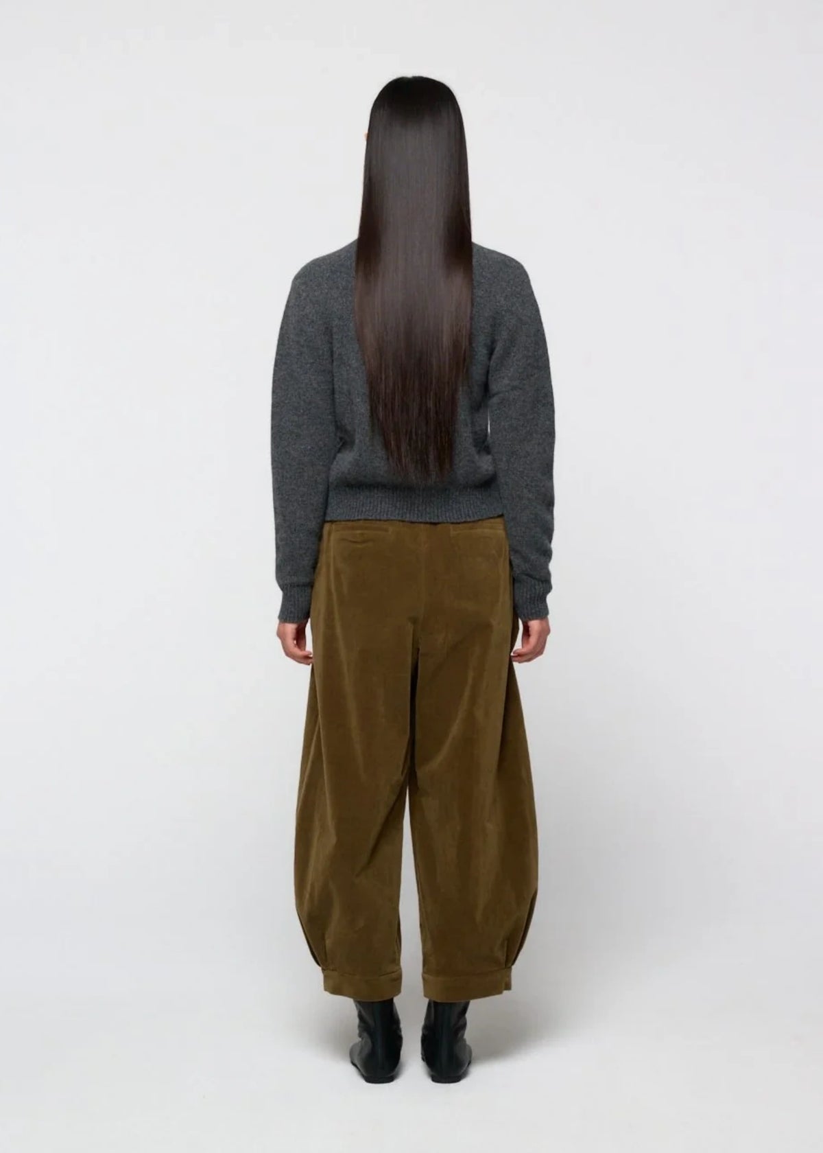 Velvet Shirring Pants