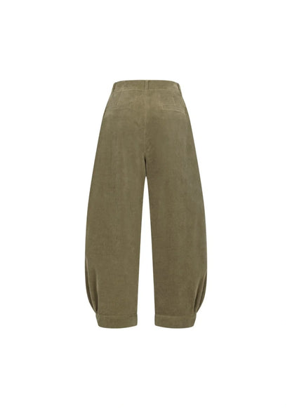 Velvet Shirring Pants