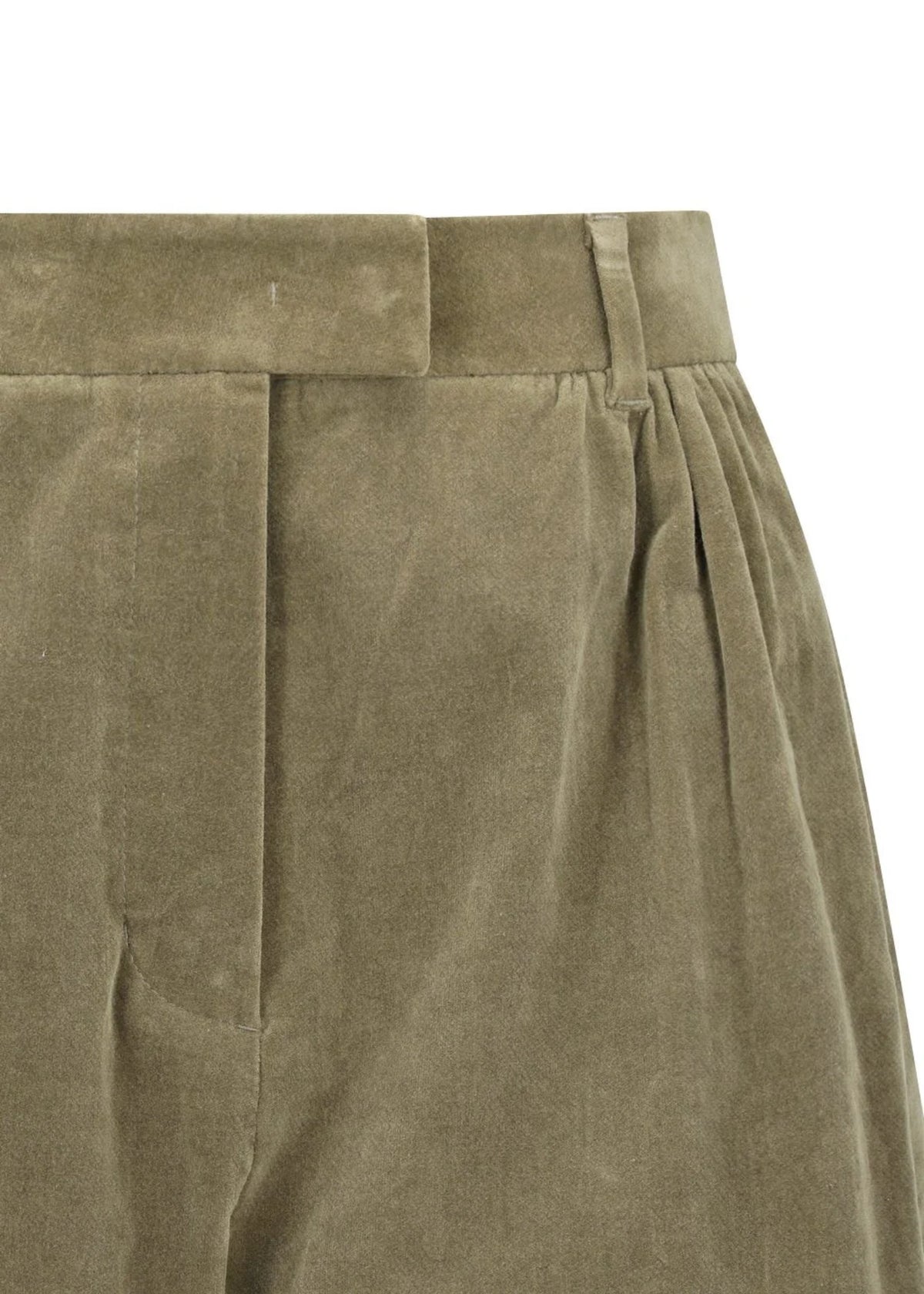 Velvet Shirring Pants