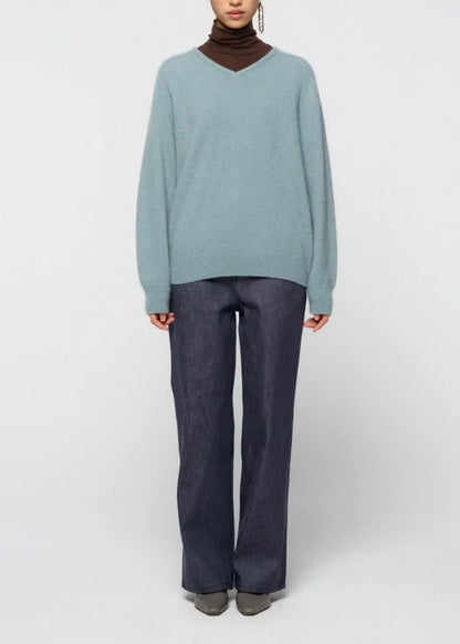 Racoon V-neck Knit