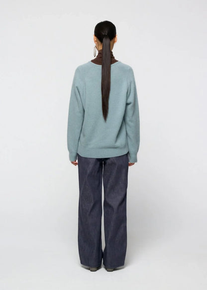 Racoon V-neck Knit