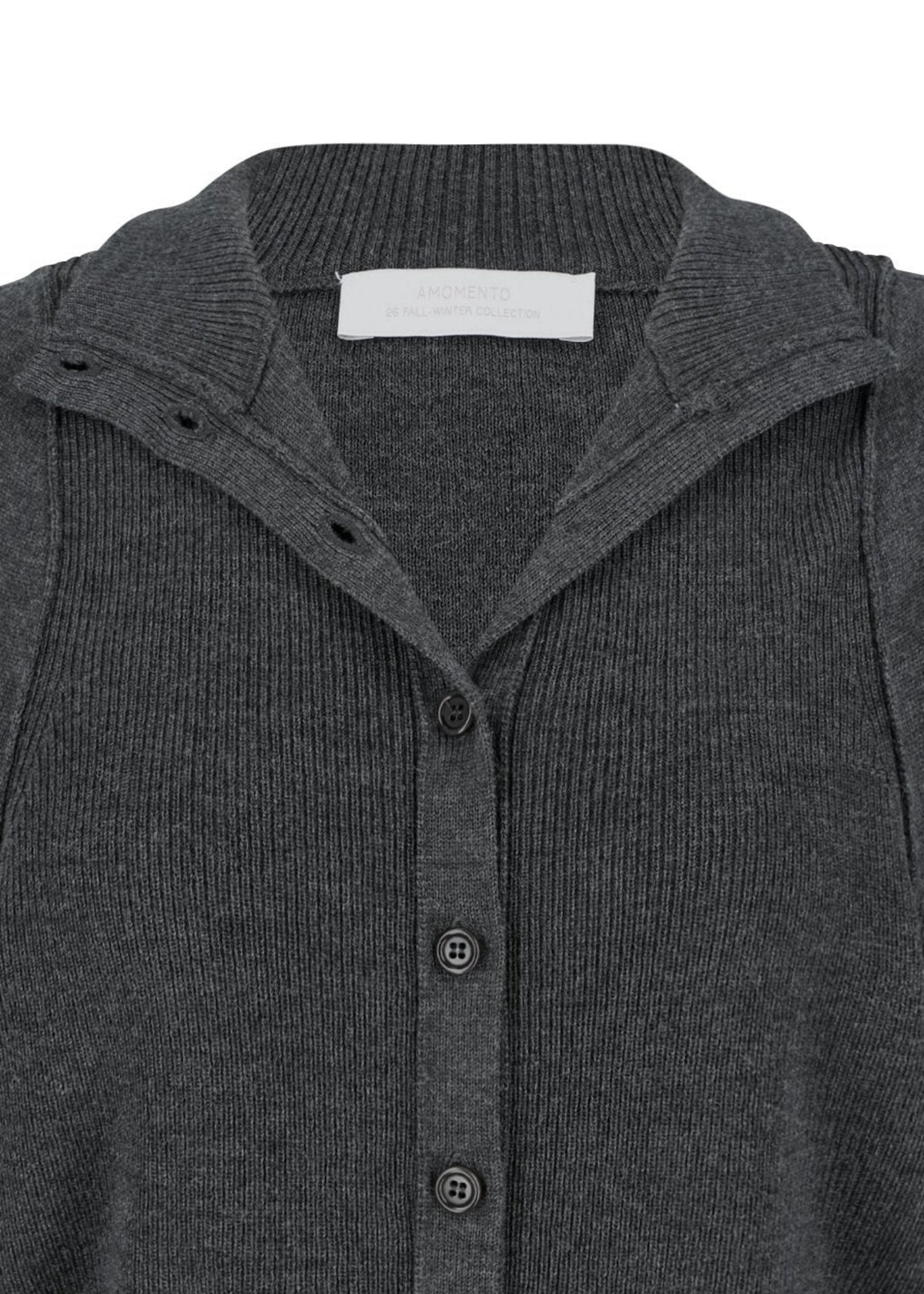 Blocking Button Up Cardigan