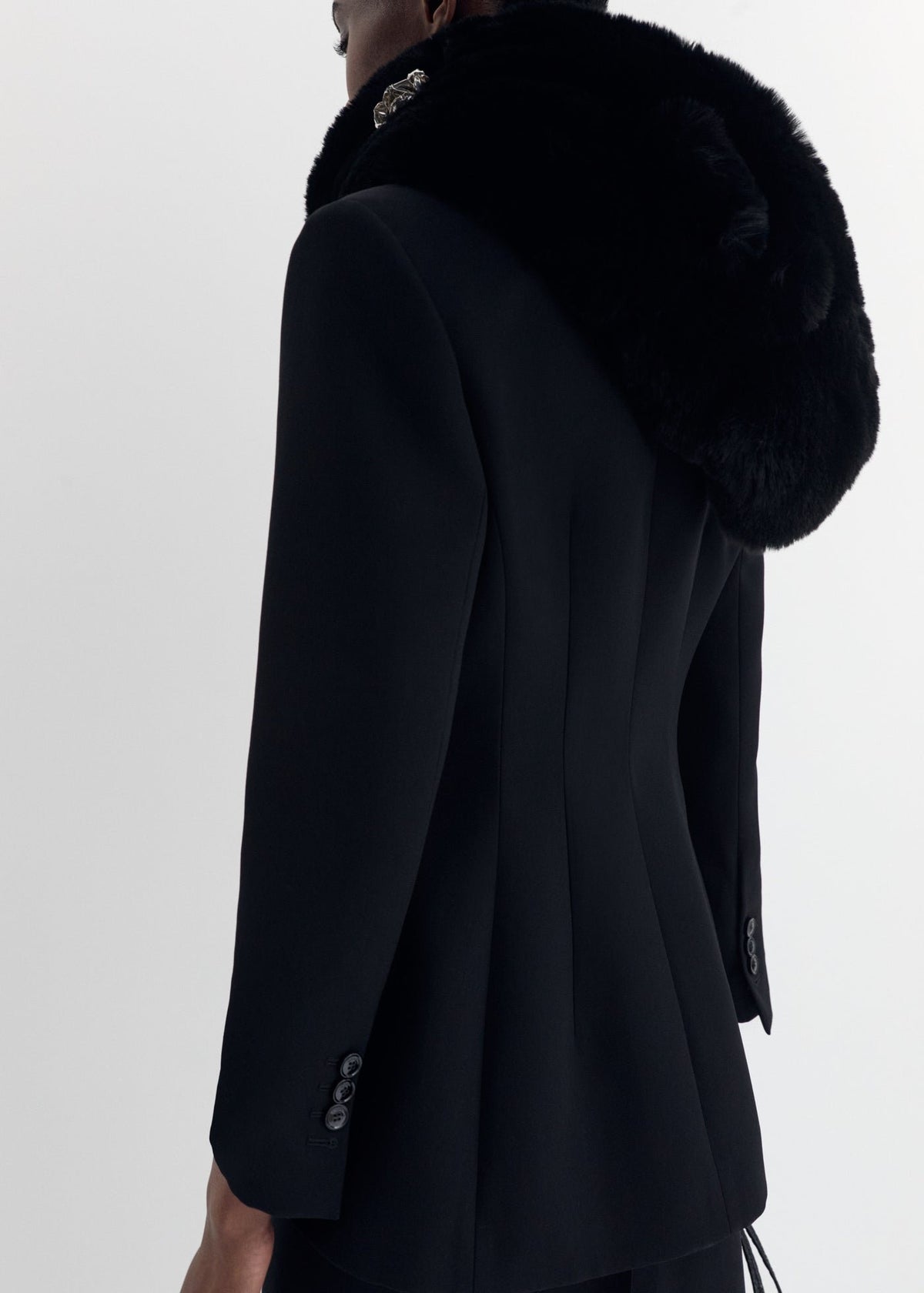 Double-breasted Wool Tailored Blazer