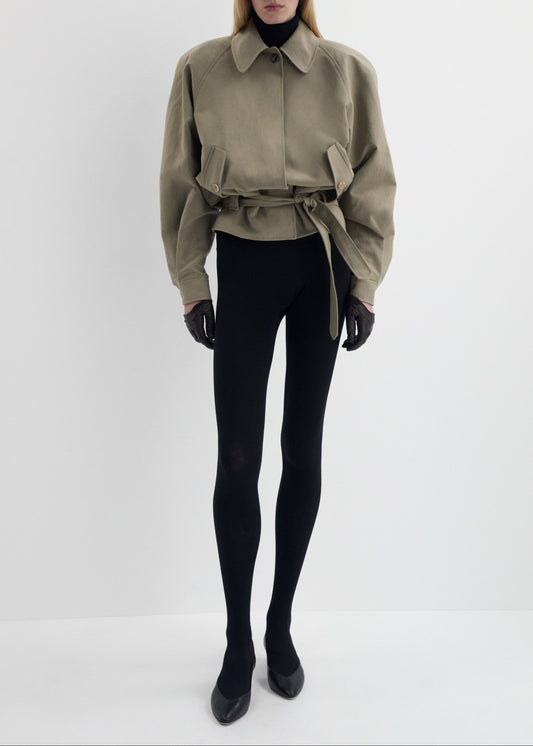 Belted Raglan Jacket