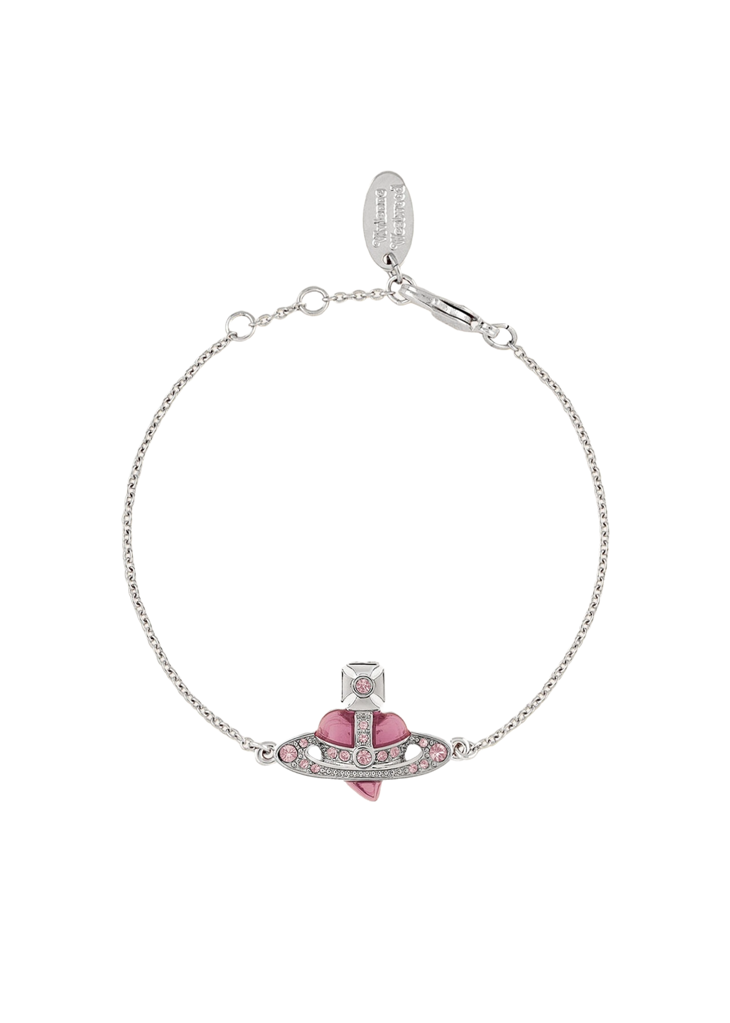 New Diamante Heart Bracelet