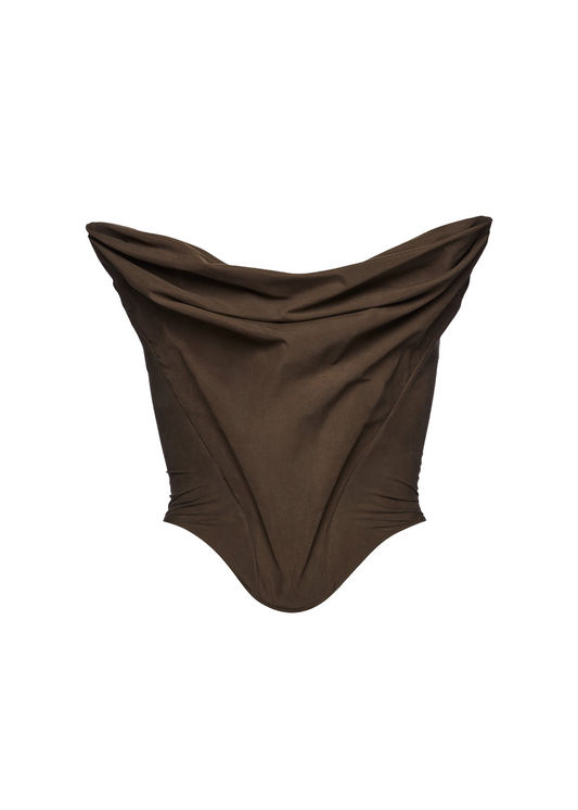 Draped Strapless Corset