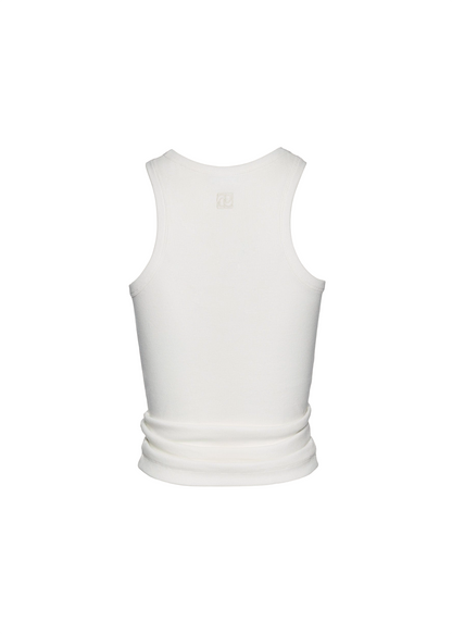 Knotted Ribbed Tank Top