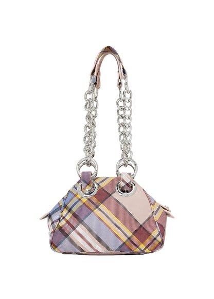 Nuback Tartan Archive Shoulder Bag