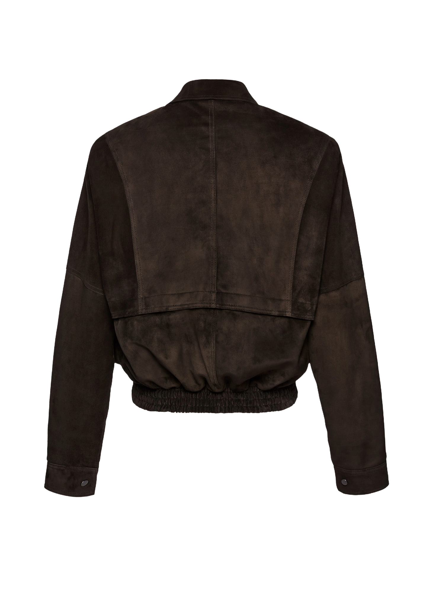 Vintage Suede Bomber Jacket