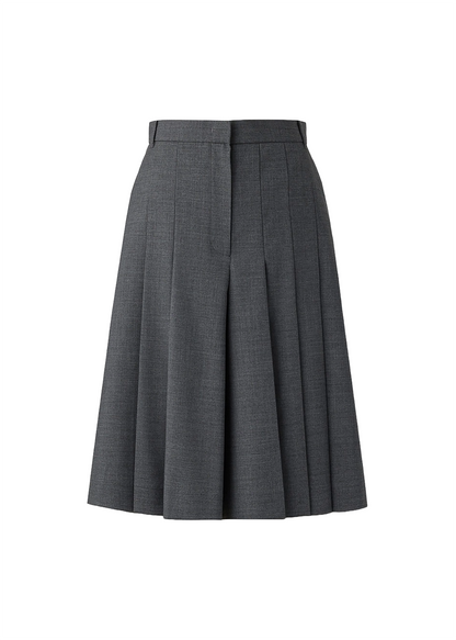 Mid-length Pleats Pants
