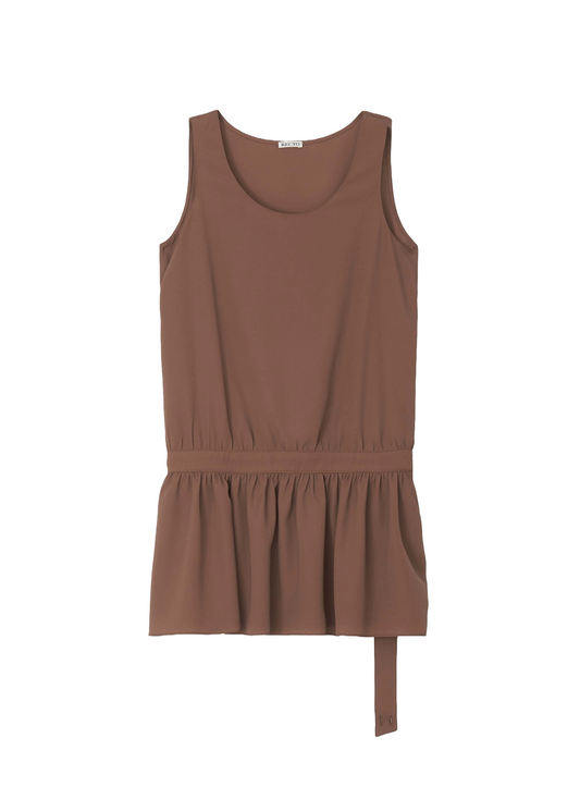 Gathered Detail Mini Dress