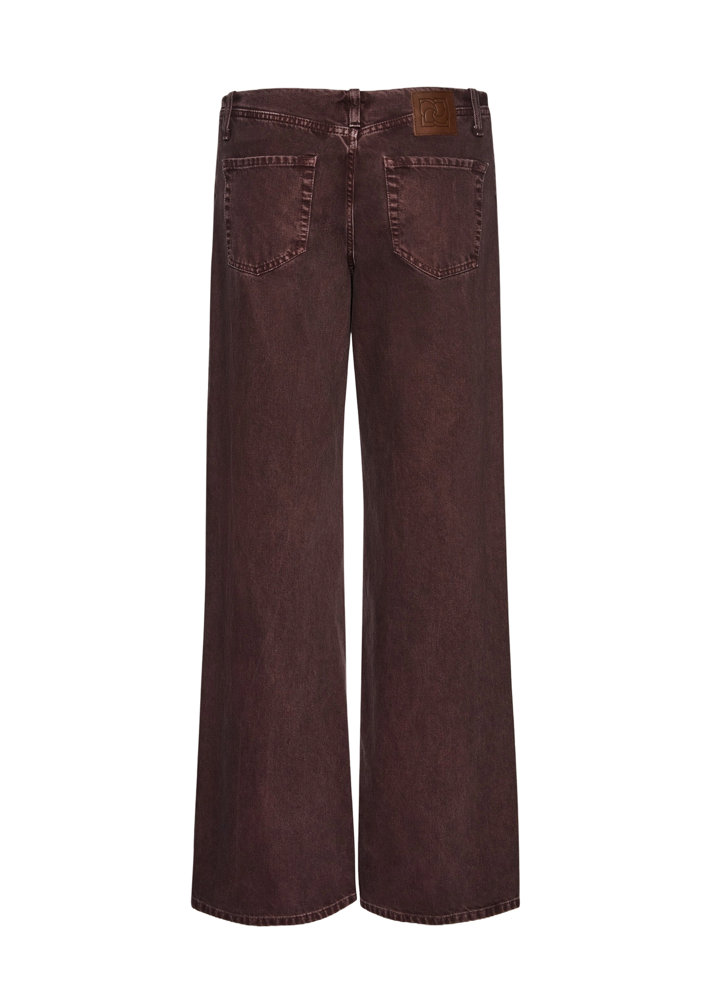 Ultra-low-waist Wide-leg Denim