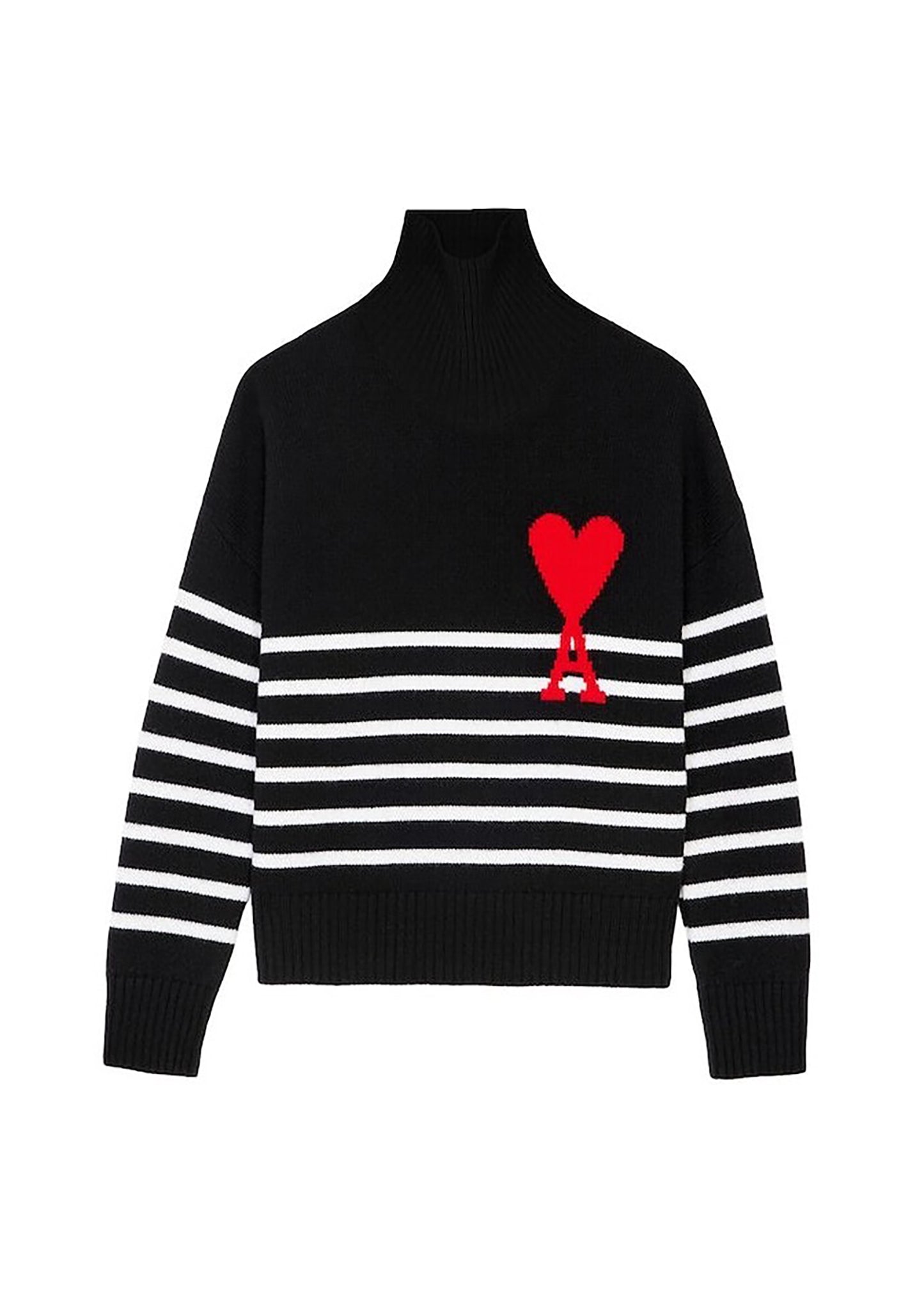 ADC Striped Funnel Sweater