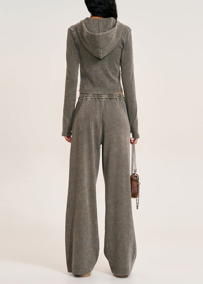 Vintage-savage Slim Sports Zip Hoodie