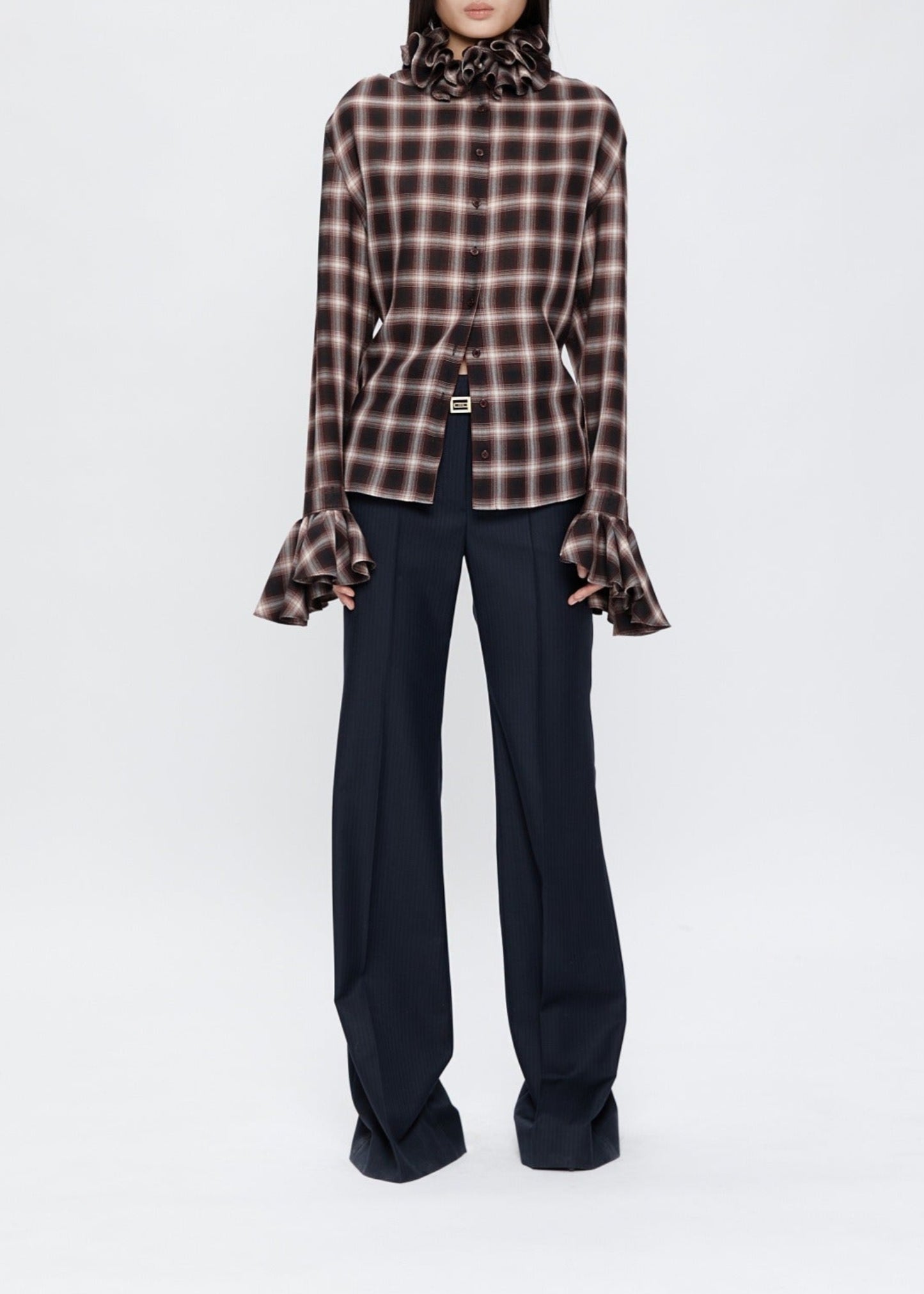 Frill Neck Blouse