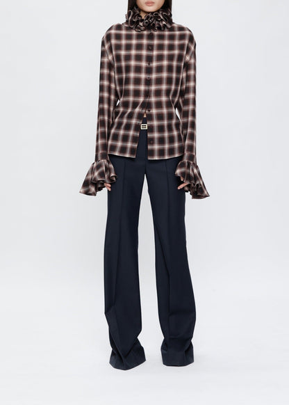 Frill Neck Blouse