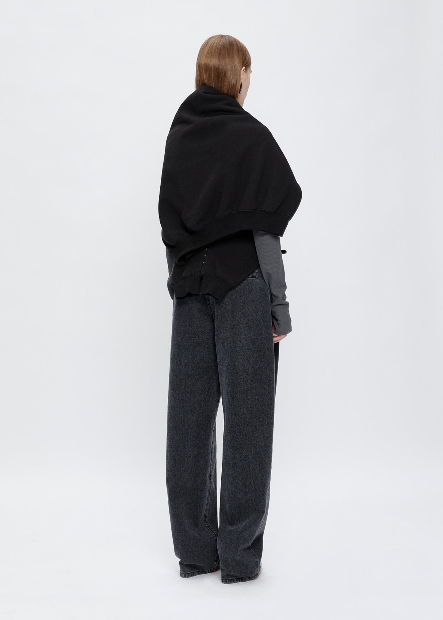 Belted Denim Pants