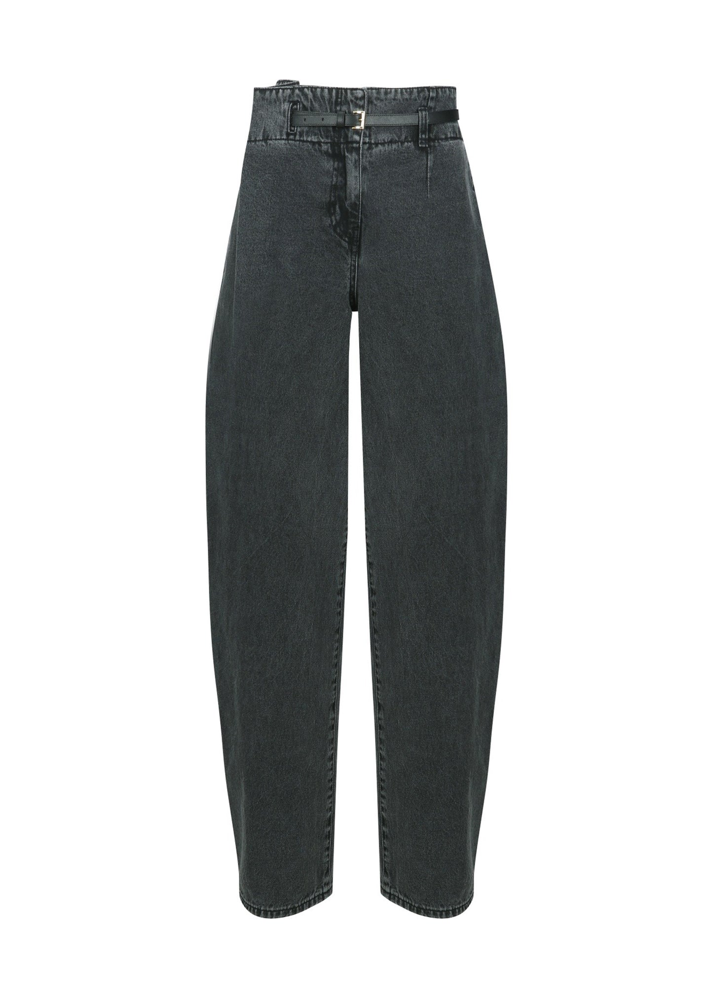 Belted Denim Pants
