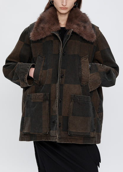 Fur Lining Military Jacket