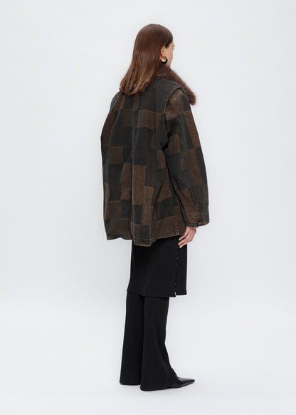 Fur Lining Military Jacket