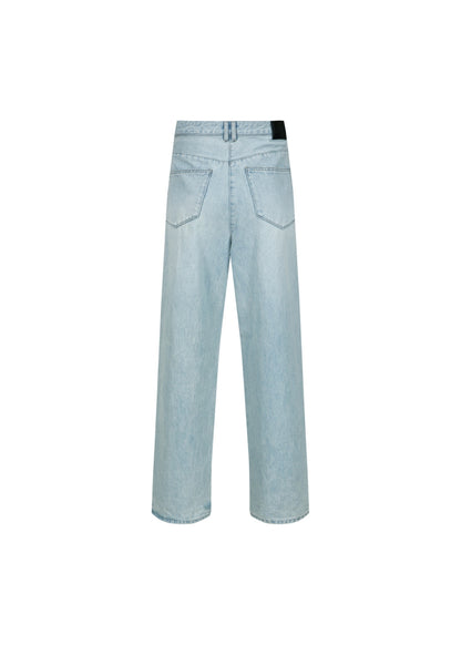 Straight-leg Denim Pants