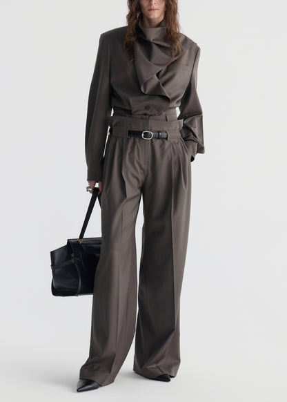 Loose-fit Belted Pants