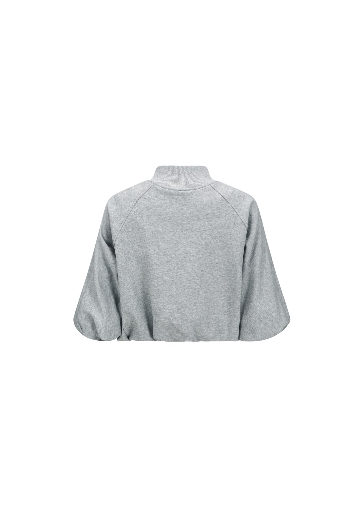 Cropped Zip Sweatshirt